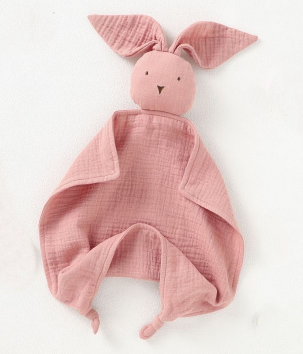 Elegant Baby Taupe Bunny Baby Security Blankie