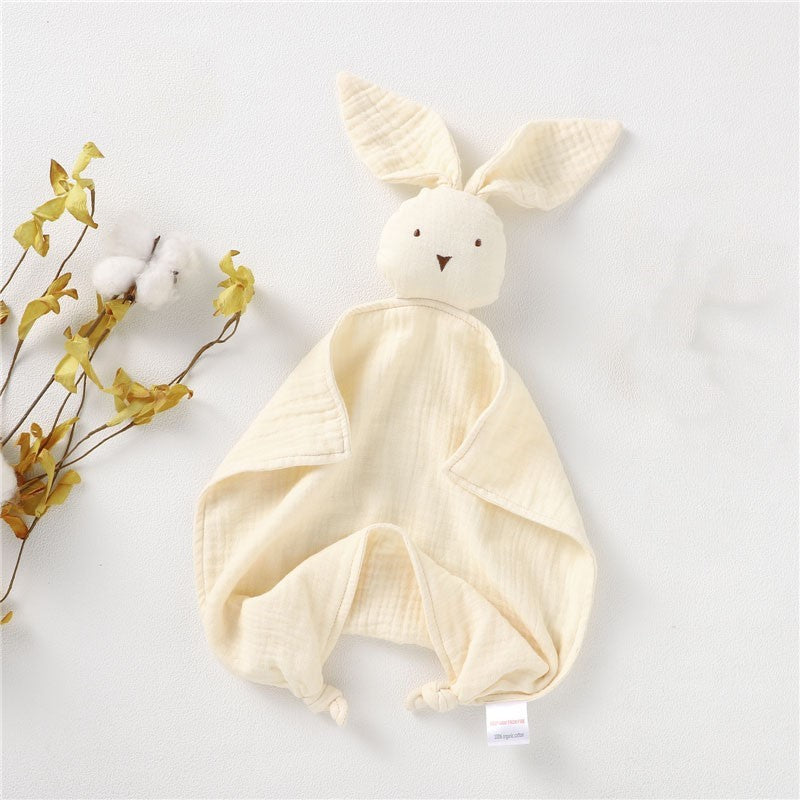 Organic Cotton Bunny Security Blanket/Baby Lovey