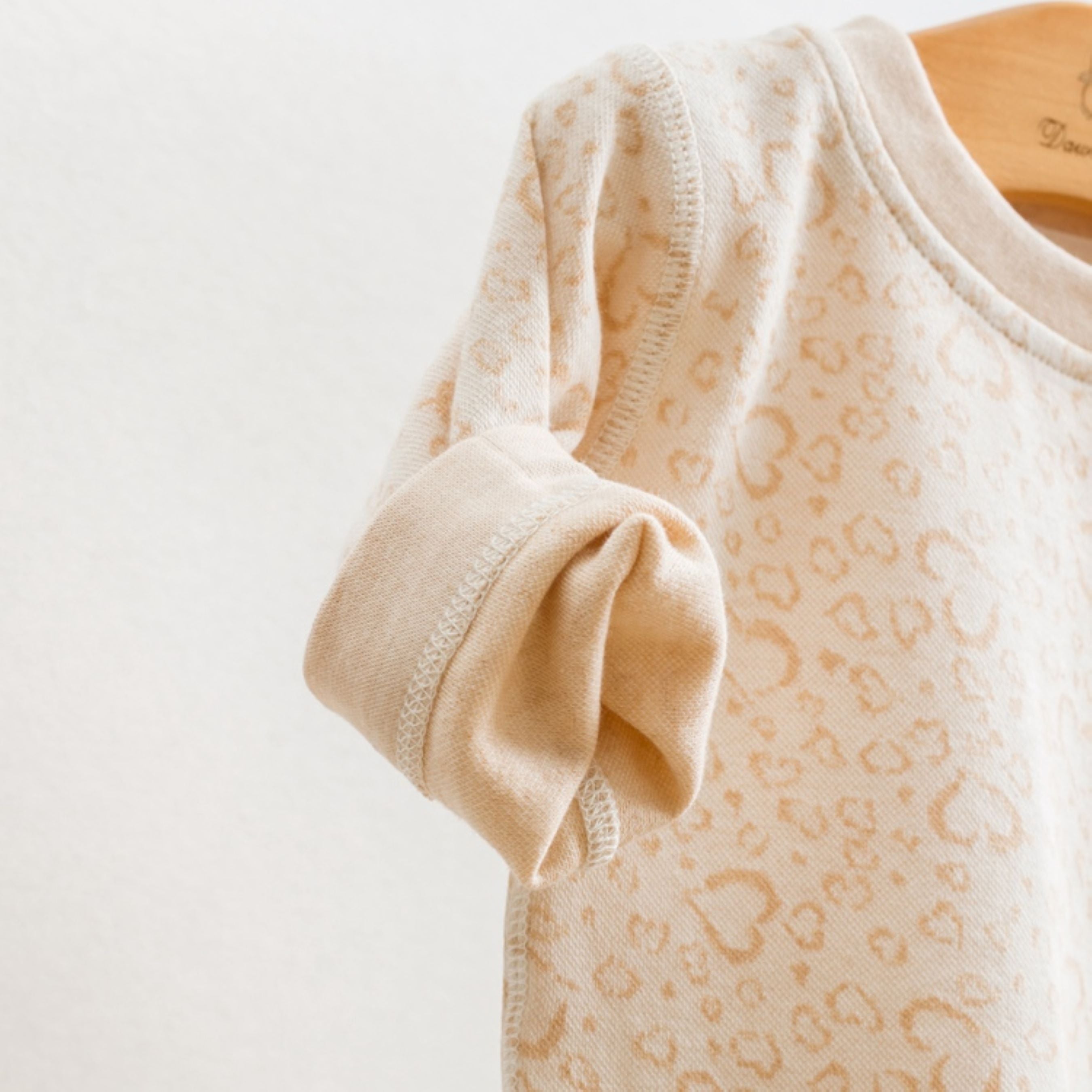 Organic Cotton Baby Heart Print Pajamas