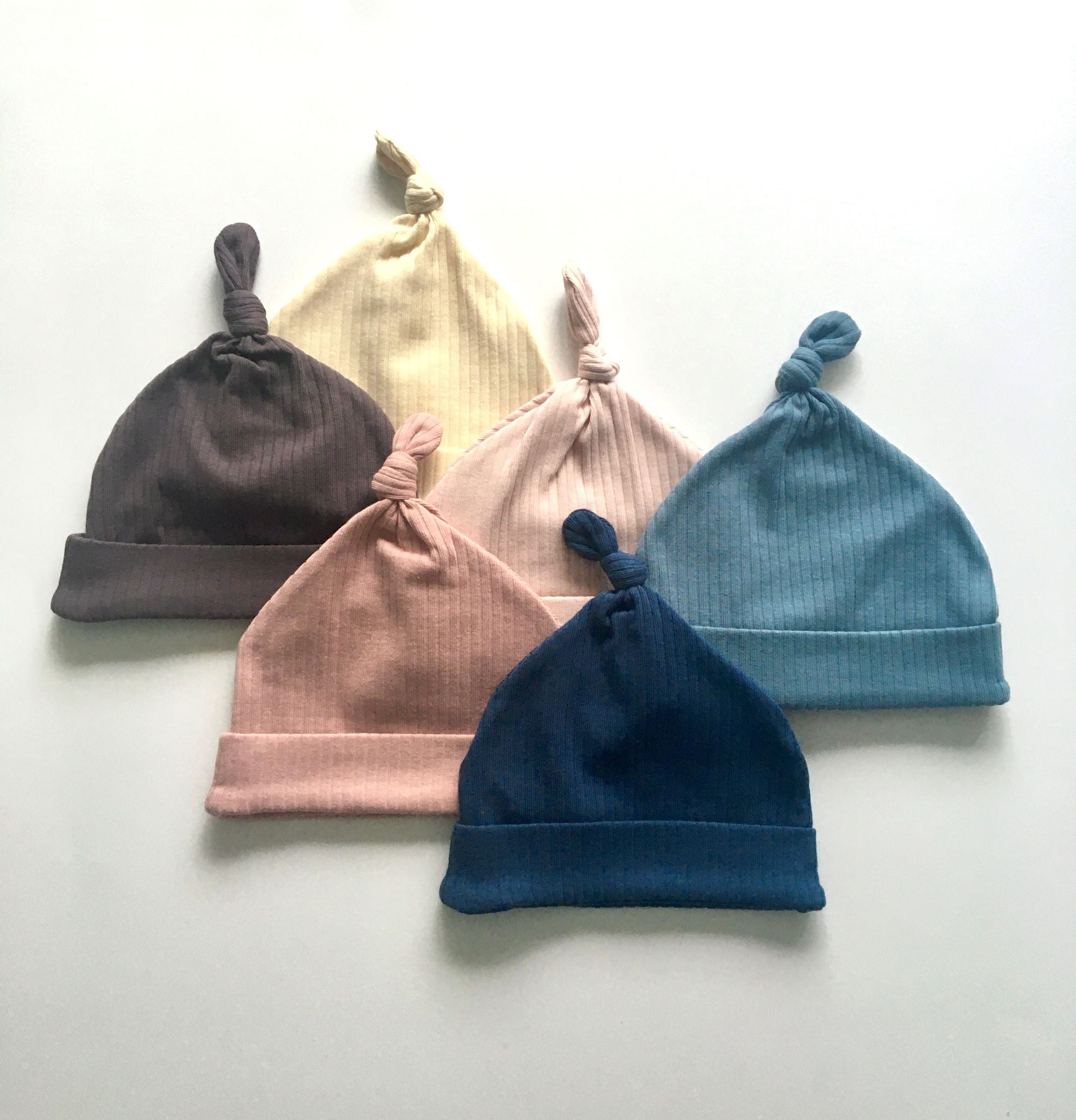 Knotted Baby Beanie Hats