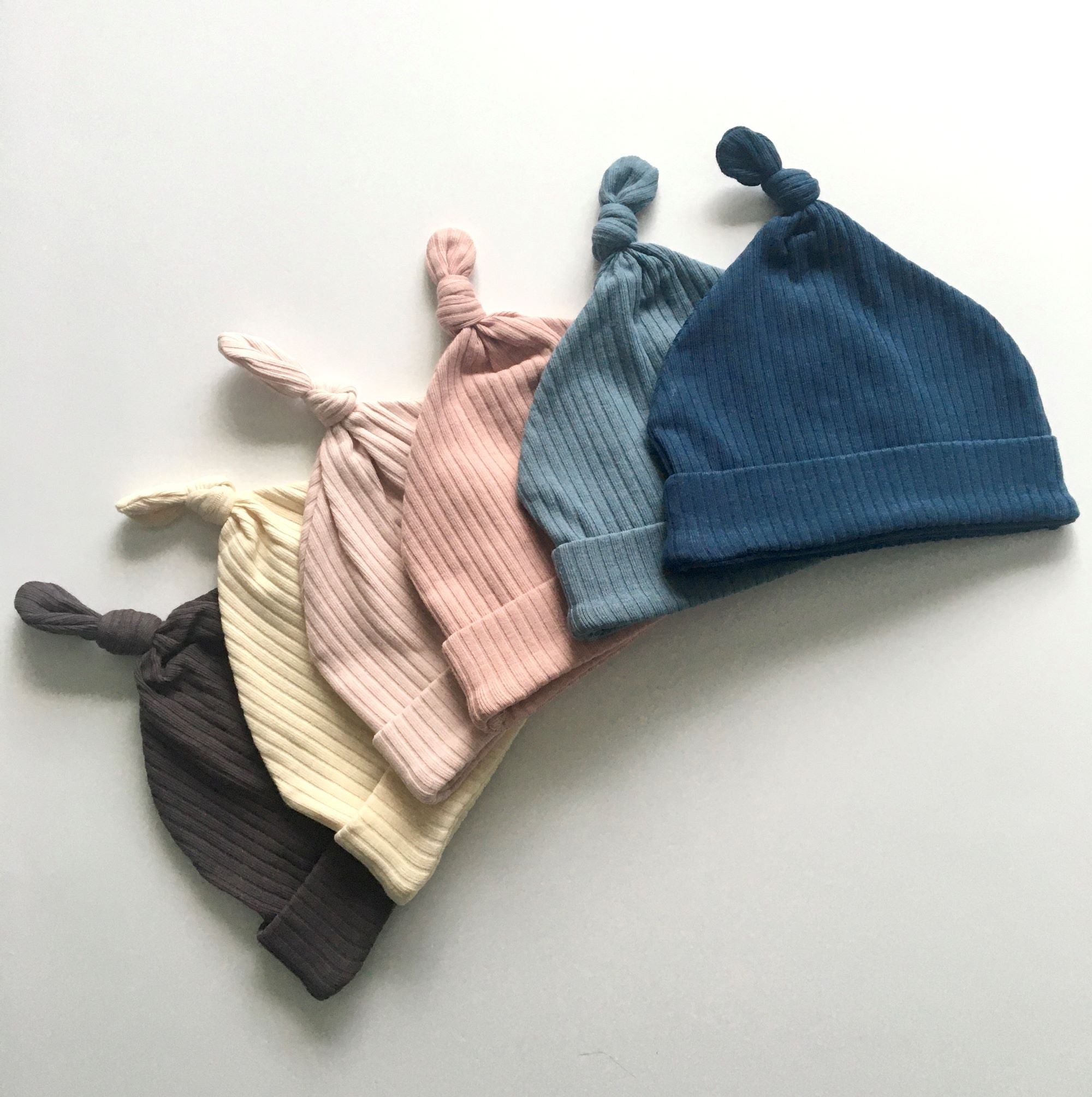 Knotted Baby Beanie Hats