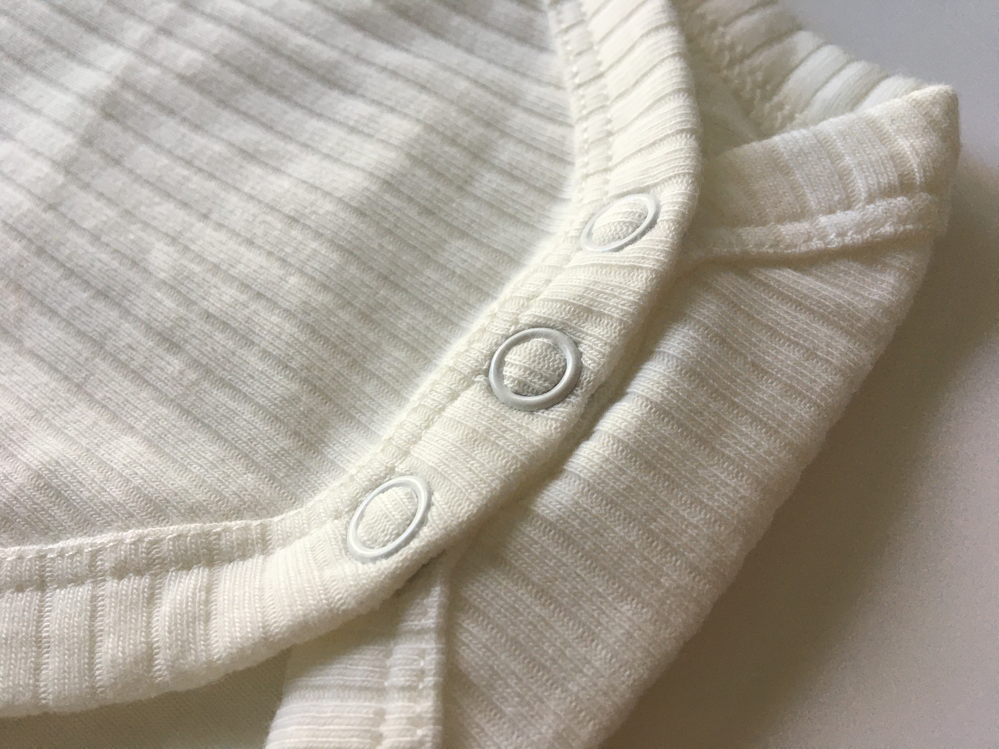 Short Sleeved Ribbed Baby Onesie